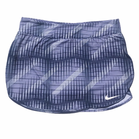 Nike Blue Print Tennis Skirt Skort Size Medium